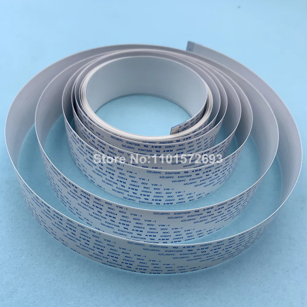 4PCS 26 Pins Long Data Cable Senyang Board Cable Pitch 1.0mm B for Epson XP600/DX5/DX7/I3200 Head For Printer FFC flat cable 26P