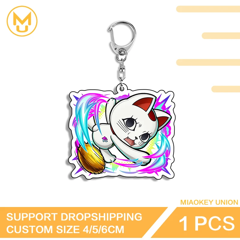 Trendy Turbo Granny Exquisite Amusing Eye Catching Personality Chic Double Sided Keyring Waterproof Exclusive Design Jewelry