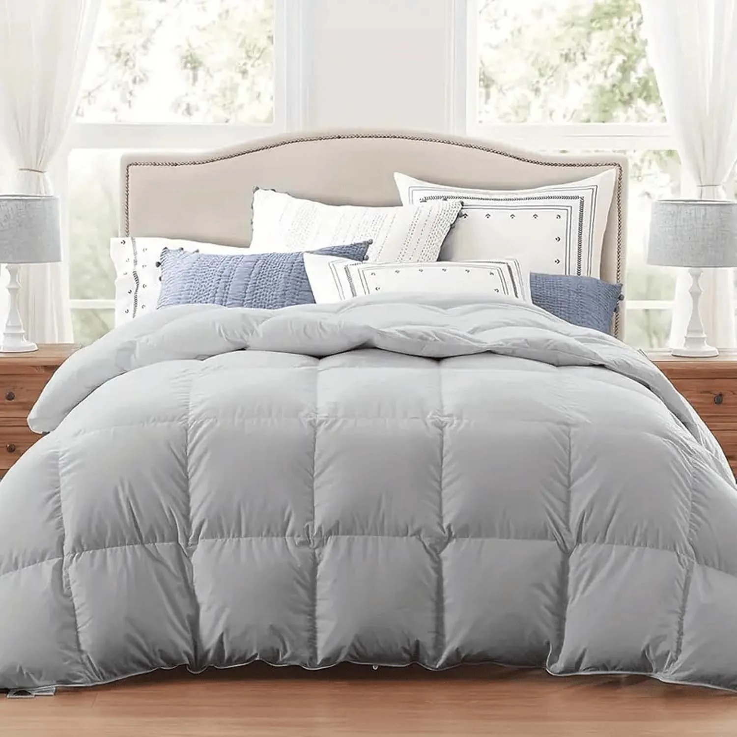 

WQSPRING зимнее хлопковое одеяло на гусином пуху, пуховое одеяло для отеля, супер мягкое пушистое одеяло, теплое одеяло на четыре сезона, одеяло