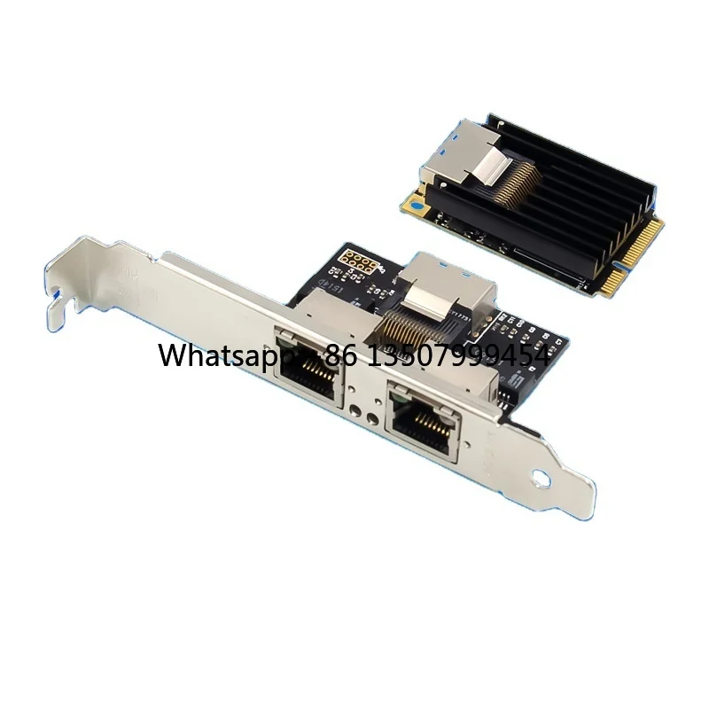

Mini PCI-Express ST7242 Dual Port Gigabit 10/100/1000Mbps Server Industrial Network Card SAS in Stock
