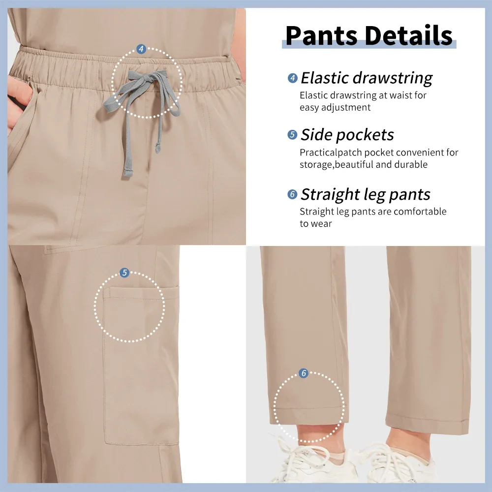 Anti Rughe Lavabile Morbido Uniforme Ospedale Vendita Calda Pet Veterinario Infermiera Scrub Set Donne Scrub Medico Set Donne Accessori Medici