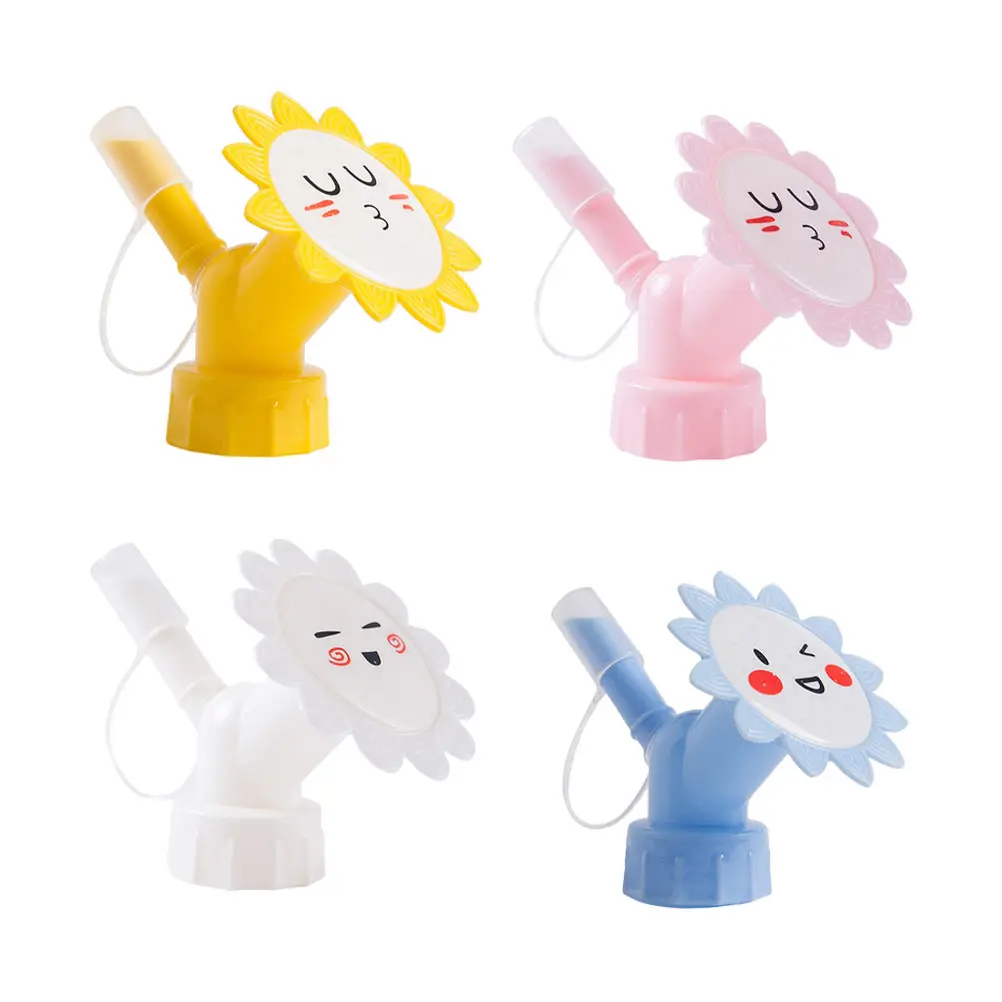 

4Pcs Watering Roses Bottle Sprinkler Heads 2 in 1 Dual Nozzle for Flower Plant PP Material Garden Tool Household Use