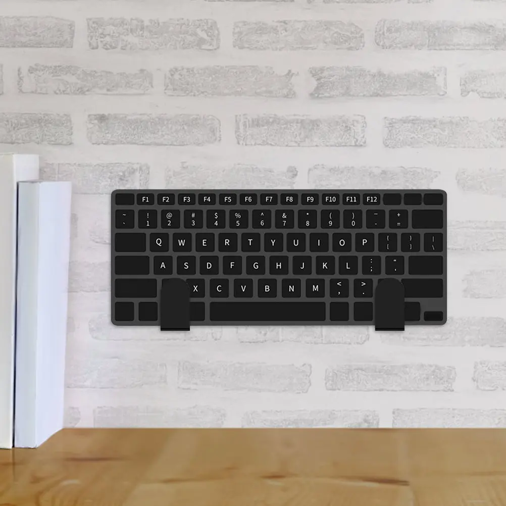 1Set Keyboard Wall Mount Storage Rack Acrylic Material Compatible with All Mechanical Keyboards Space Saving Wall Keyboard