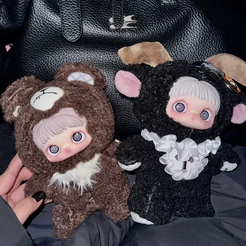 Echte Maymei 6 Stücke Schimmel Dunkler Wald Plüsch Anhänger Blind Box Flut Spielen Niedliche Vinyl Puppe Tasche Anhänger Dekorative Festival Geschenke
