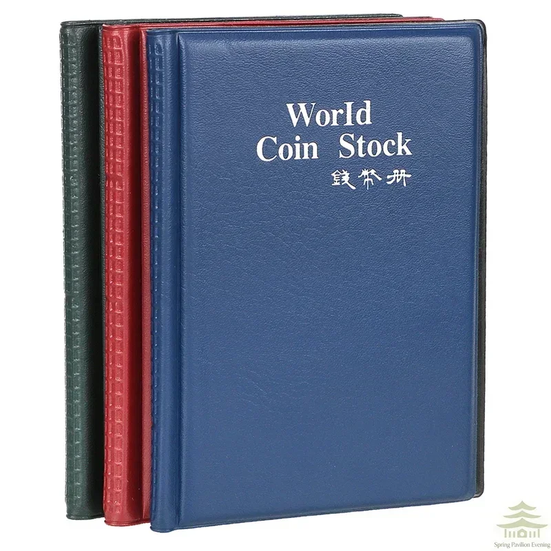 For Collector Coin Holder Albums Mini Penny Coin Storage Bag Collecting Money Organizer 120 Pockets Coins Collection Album Book