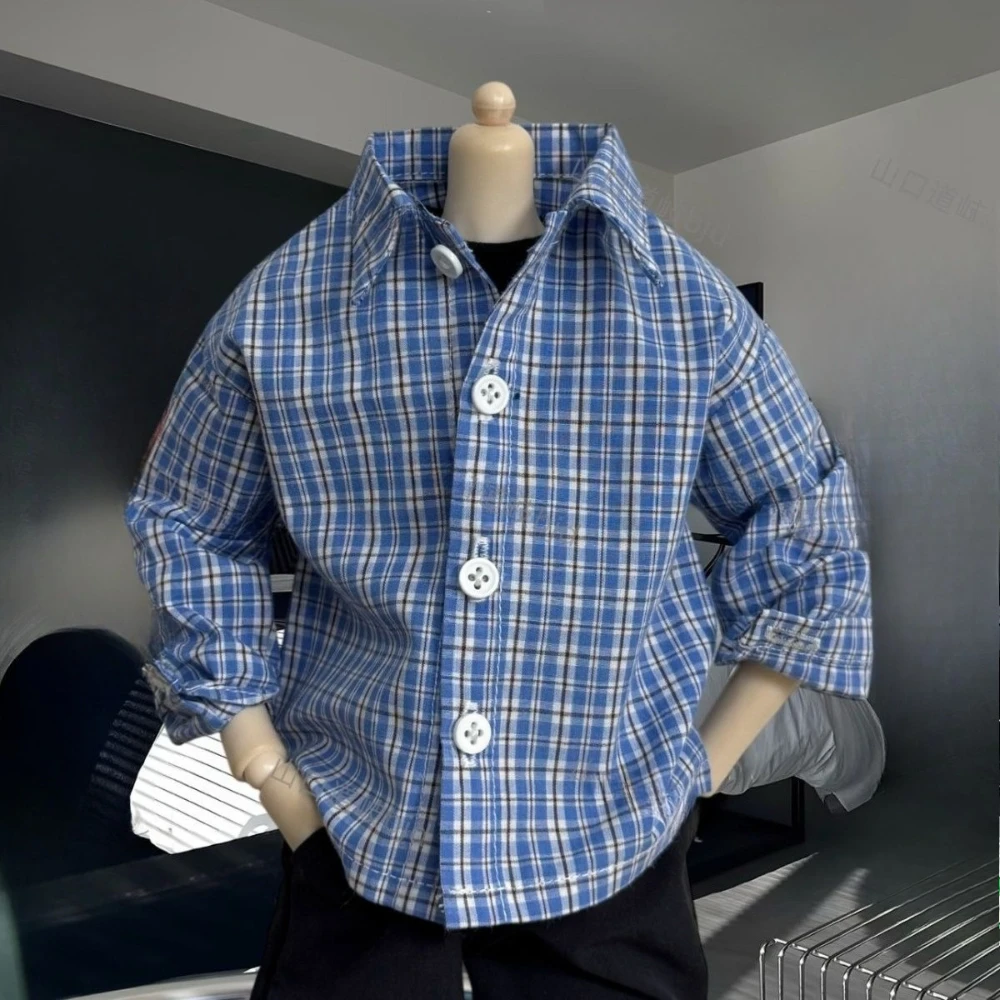 1/4 ملابس دمى ل 45 سنتيمتر Bjd دمية فتاة اللعب شبكة قميص تنوعا ملابس فضفاضة فستان اللعب منزل إكسسوارات دمي ، لا دمية