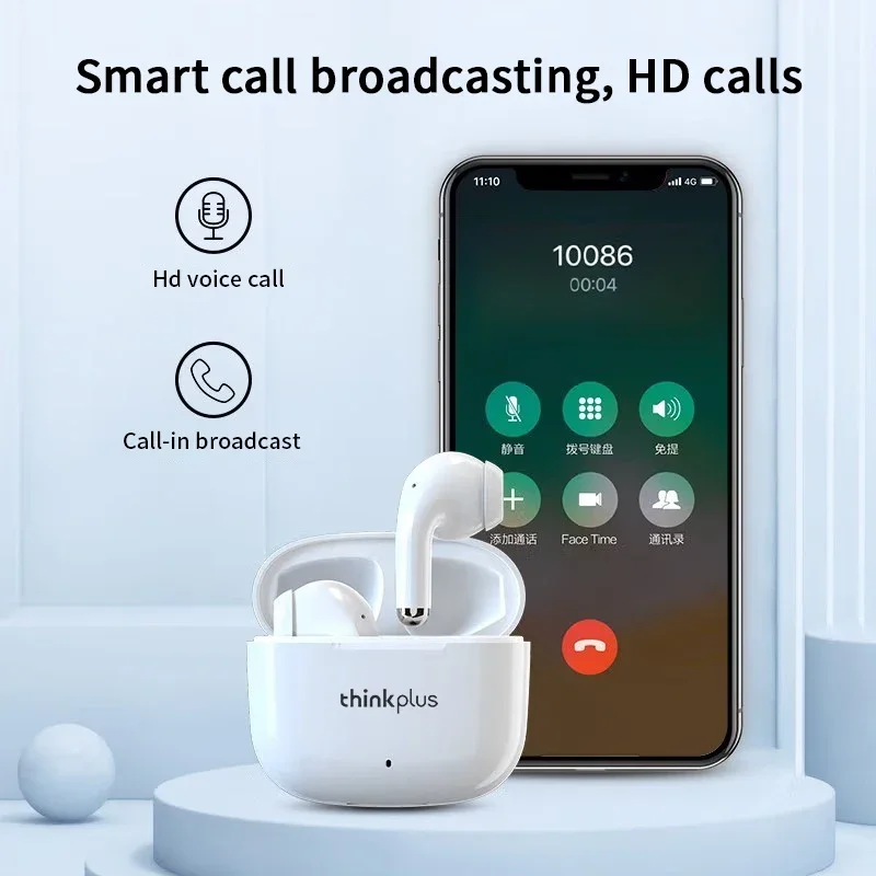 Original Thinkplus TWS Bluetooth Earphone Wireless Earbuds Waterproof Sports Headset Gaming Headset For All Mobile Phones