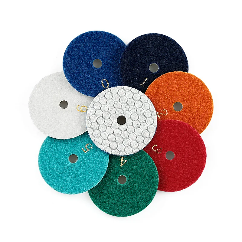 3 inch / 4 inch diamond dry grinding pads stone polishing pads marble granite grinding renovation angle grinder trimming piece