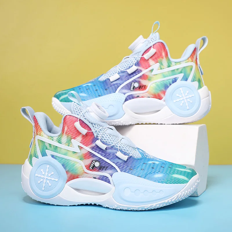 

Детские кроссовки 2026 года для весны и осени, дышащие, сетчатые, популярные баскетбольные кроссовки для подростков, легкая уличная обувь для мальчиков для бега