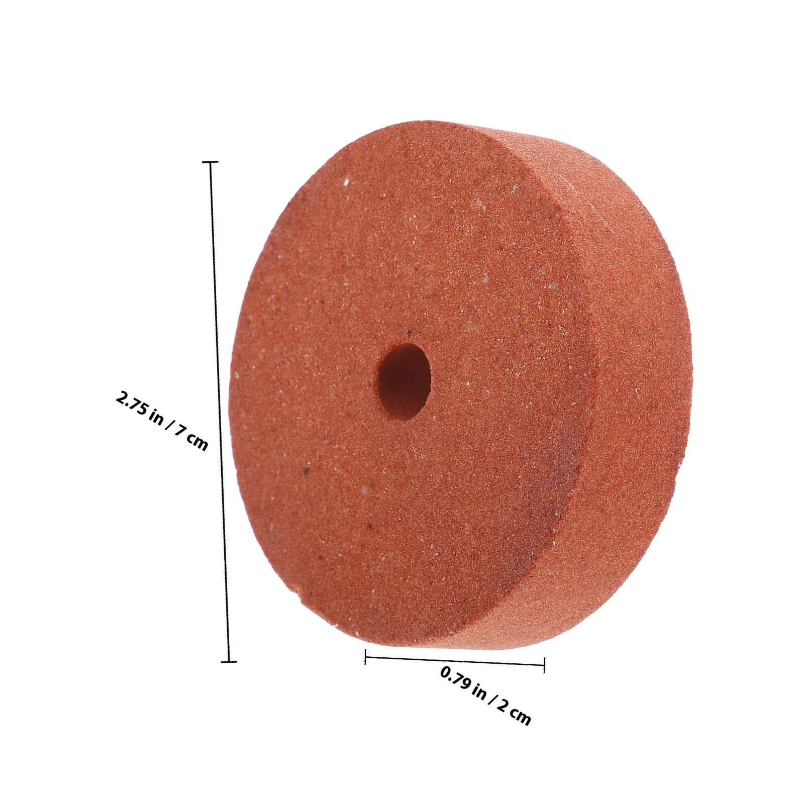 Langlebiges Schleifscheibe, 7,6 cm, 70 mm, braune Polierscheibe zum Polieren von Schleifmaschinen, Metallschmuck, Kunsthandwerk, Stein