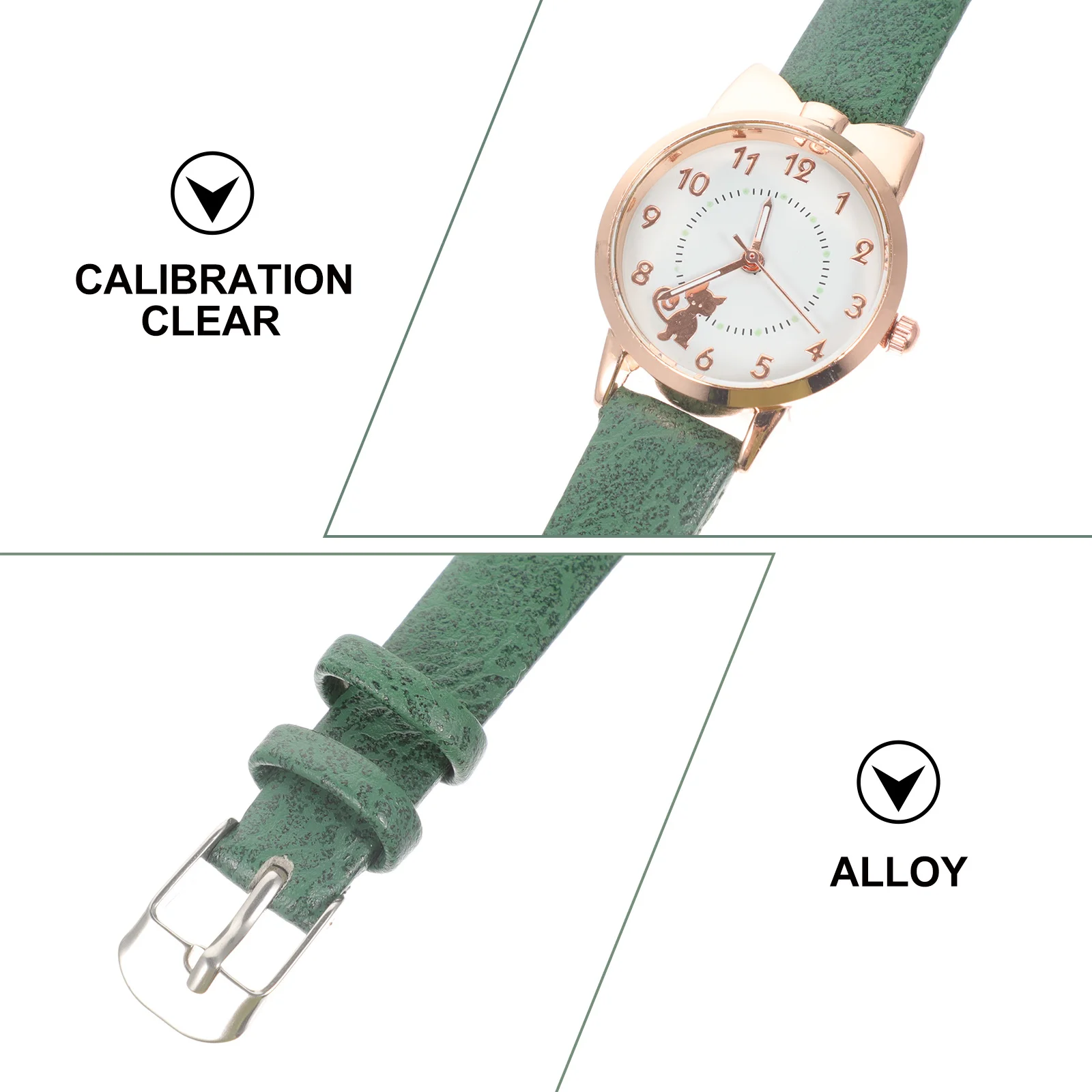1 unidad de dibujos animados luminosos para reloj de pulsera, reloj de cuarzo, reloj de pulsera para estudiantes a la moda, banda duradera para reloj de pulsera