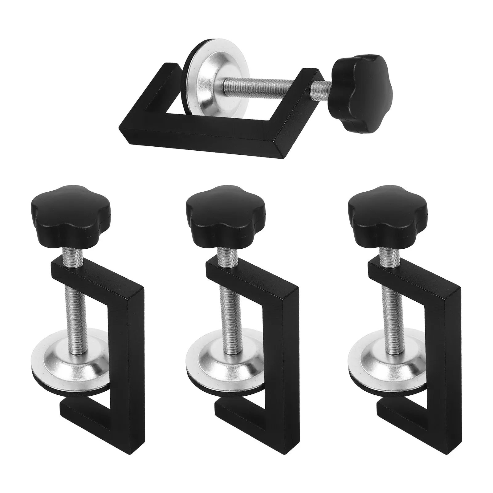 4Pcs Woodworking Clamps Non-Slip Wear-Resistant Base Furniture Module Fasteners Patio Sofa Clips Sectional Chair Connectors