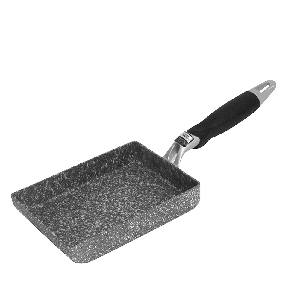 

Medical Stone Rectangular Frying Pan Heavy Duty Nonstick Omelette Pan for Flipping Pancakes Eggs Cookware Kitchen