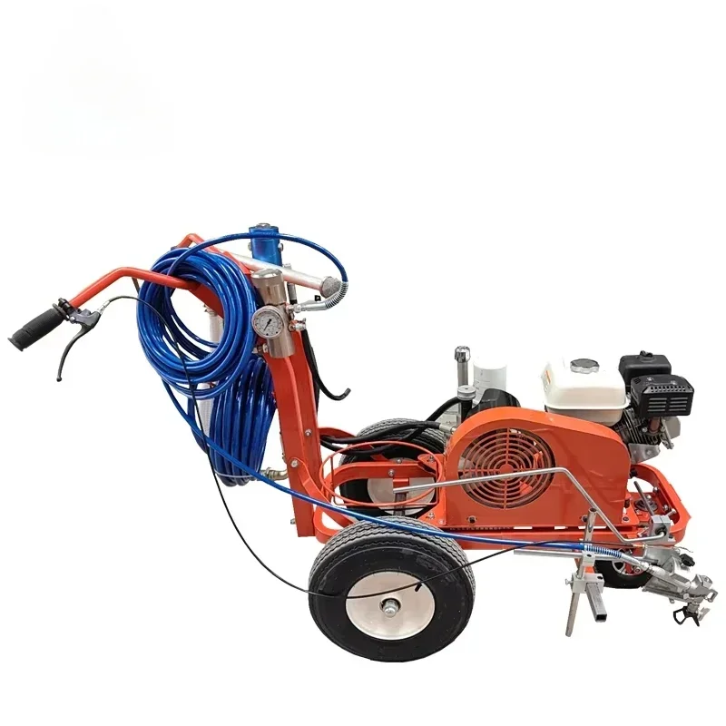 Cold painting Road Line Marking Machine LS 850 with one gun for home use Line Striping