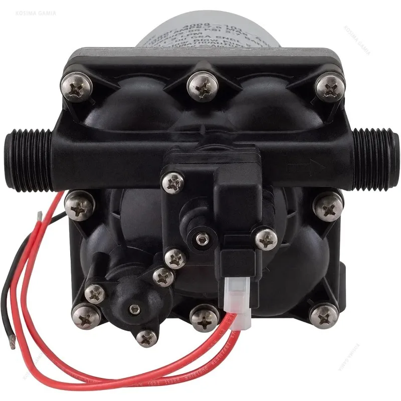 Motor Parts RV Water Pump Revolution 4008-101-A65 4008-131-A65 12V 24V 3.0GPM Self Priming with Strainer for Camper Yacht Toilet