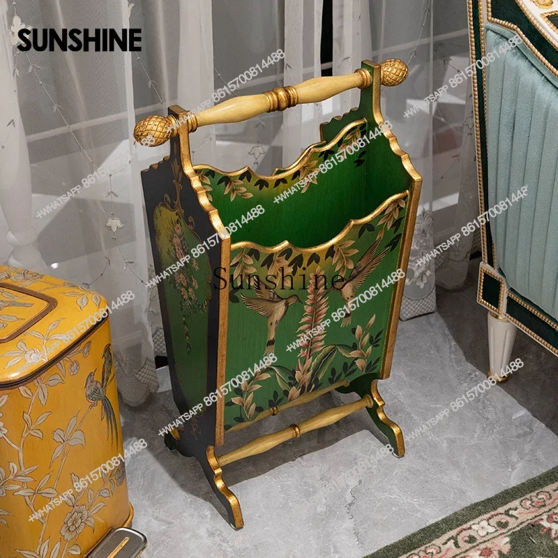 

Hand painted double bird bookshelf craft ornament home decorationX