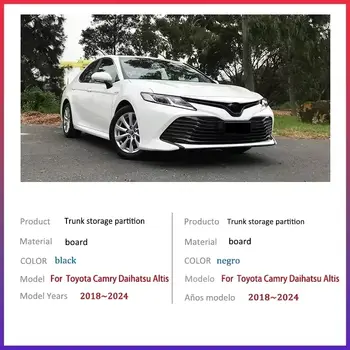 Pro Toyota Camry Daihatsu Altis XV70 2018~2024 úložná přepážka do kufru auta multifunkční úložný box příslušenství do interiéru auta 10 nejlepší prodej Organizér do kufru Toyota Camry - №3
