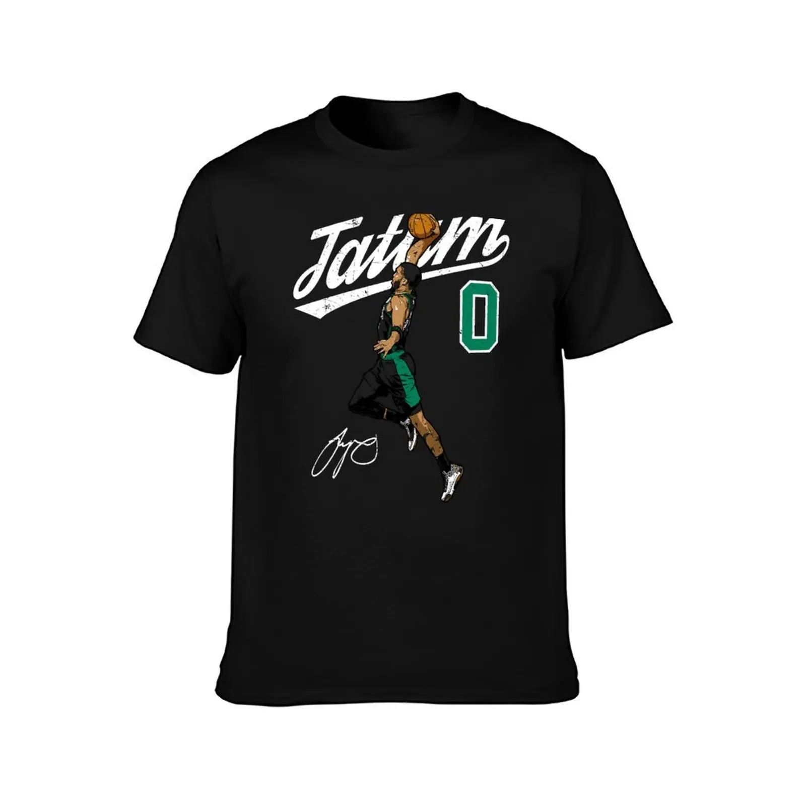 Tatum Boston Basketball Gift T-Shirt, Summer Casual Cotton Tee, Oversized Streetwear Tops, Vintage Graphic Print, 100% Cotton