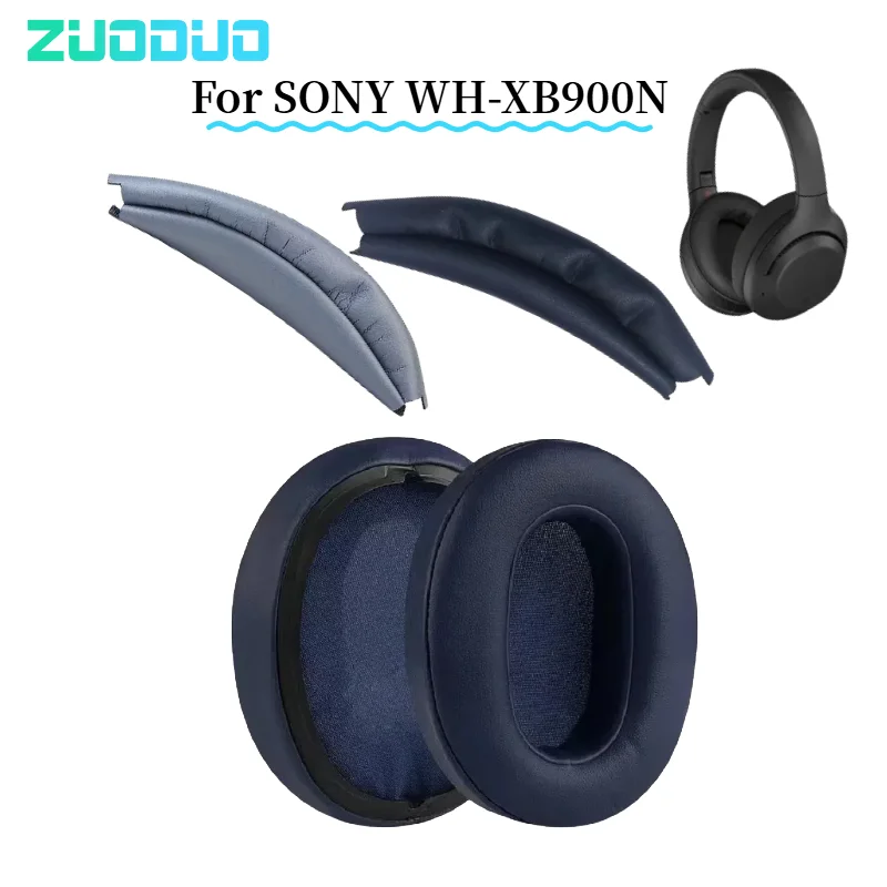 

Replacement Headband for SONY WH-XB900N Heaphones PU and Soft Memory Foam Top Headband and Ear Pad Repairing Parts