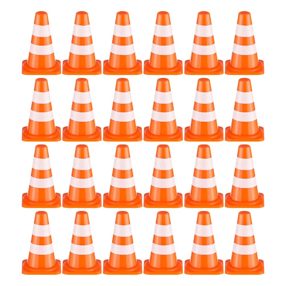 24 szt. Zabawki dla dzieci o tematyce drogowej, mini stożki, znaki, gra parkingowa, konstrukcja, pomarańczowe pojazdy bez zdalnego sterowania, zestawy do zabawy