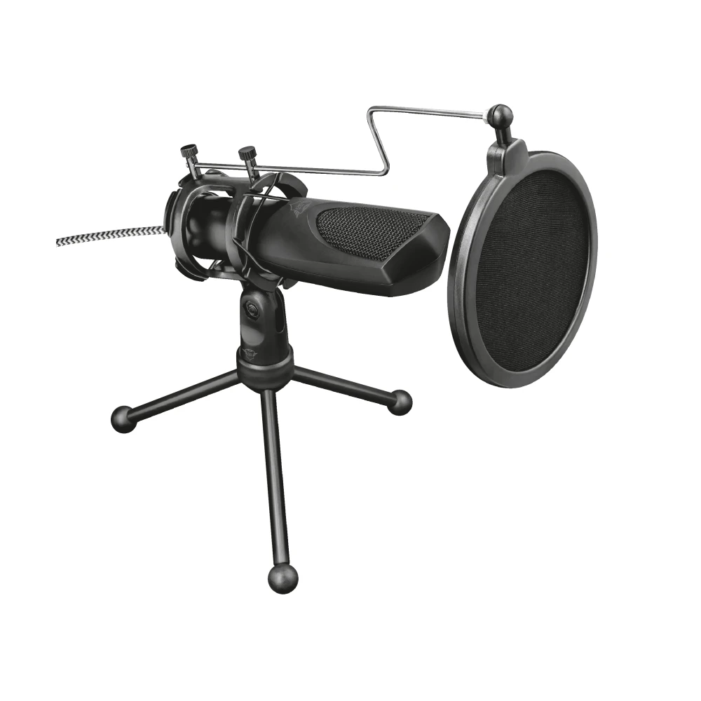 Usb Broadcast Microphone GXT 232 MANTIS USB Microphone With Tripod For Broadcast, Podcast, Vlog And Voiceover