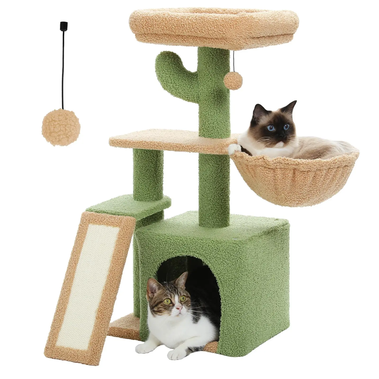 XIANGLONG Tall Wooden Wood Floor To Ceiling Modern Cat Scratching Post Climbing Tree Custom Tower House Scratcher