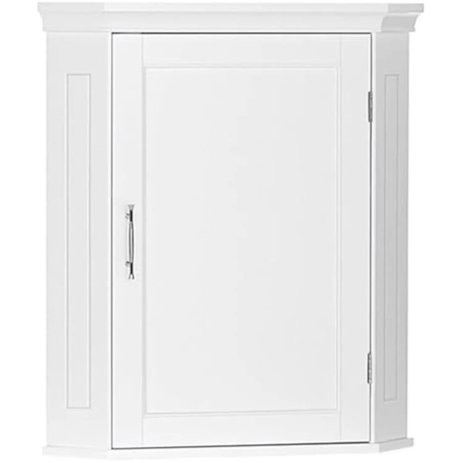 

Somerset Corner Wall Bathroom Cabinet with an Adjustable Shelf, Inset Door, Two-Tone Handle - Space-Saving Mdf Bathroom Cabine