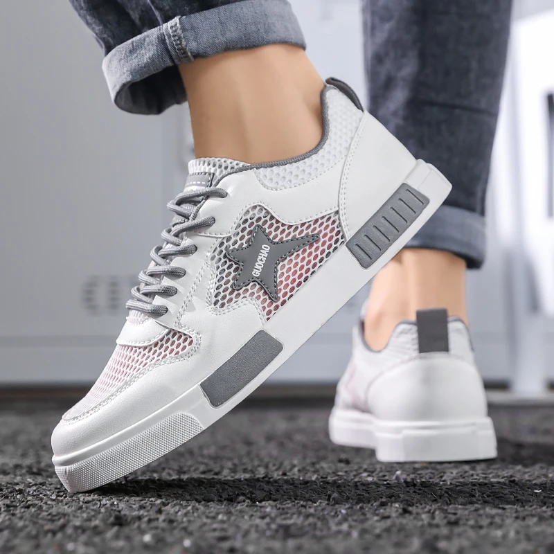 

Mens Sneakers Outdoor Mesh Breathable Soft Non Slip Walking Shoes Men Tennis Shoes for Men Comfortable Men's Casual Sport Shoes