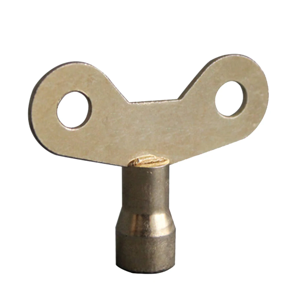 High Quality Brand New Faucet Key Radiator For 6mm Square Spool For Venting Plumbing Bleed Solid Iron Spare Parts