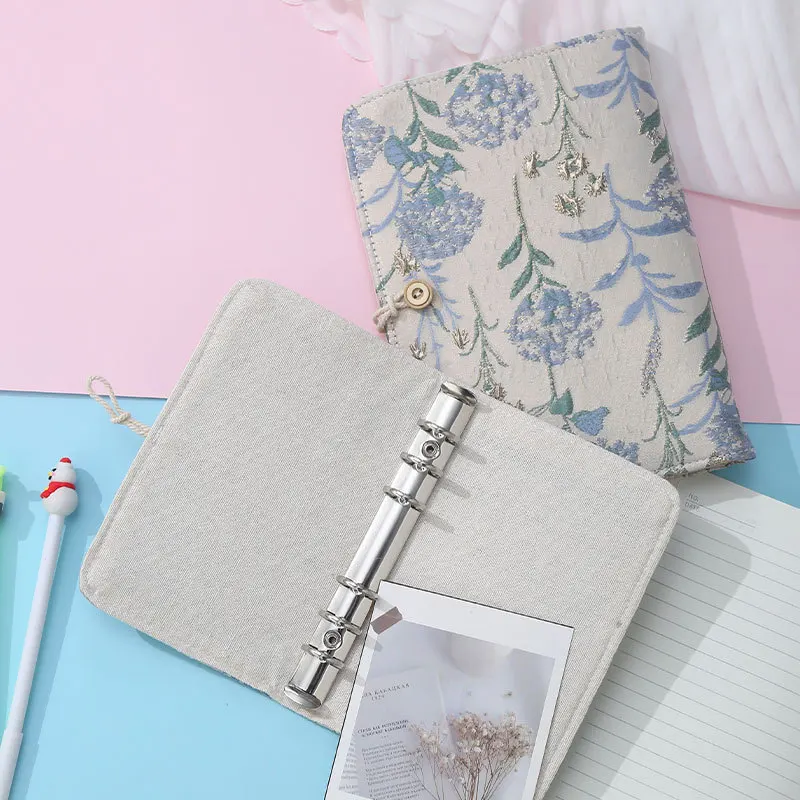 A6 Loose Leaf Notebook Cover Diary Notepad Planner Sketchbook Binder Cover Photo Album Photocard Holder Binding Stationery