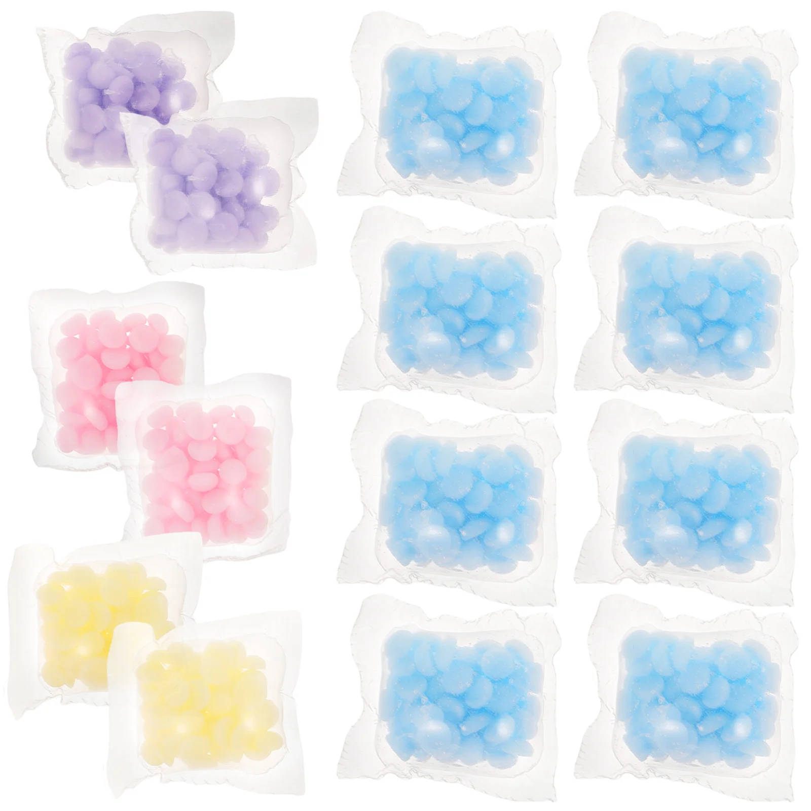 Artigetter-Lavanderia Perfume Booster Beads, Cor Misturada, In-Wash, Fragrância, Amaciante para Lavadora, 50Pcs