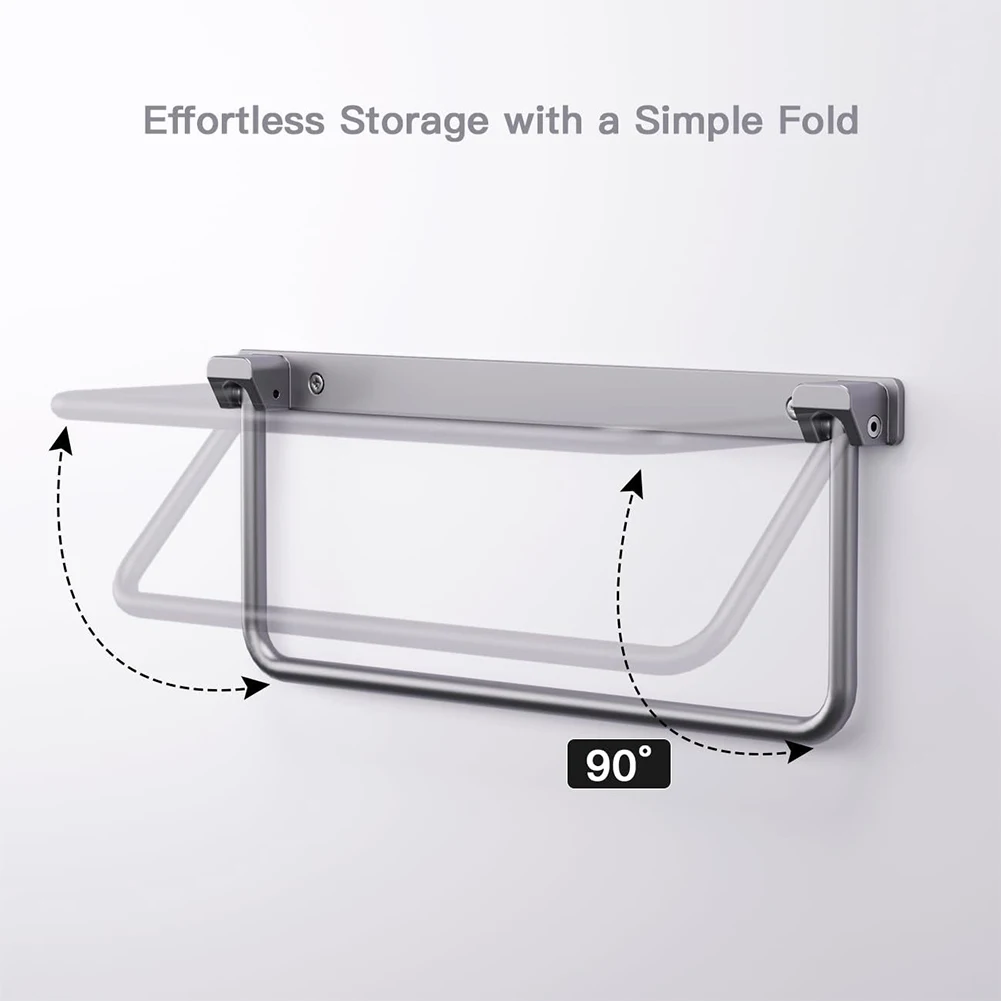 Foldable RV Shoe Rack- Aluminum Camper Shoe Organizer, Wall-Mounted Shelf, Efficient Holder and Storage Rack for Various Shoes