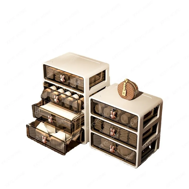 

Compartment Underwear Storage Box Socks Three-in-One Organize Fantastic Underwear Wardrobe