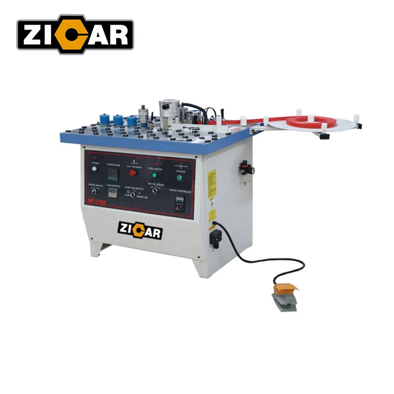 ZICAR semi automatic edge banding machine MF515B small edge bander manual portable edge bander