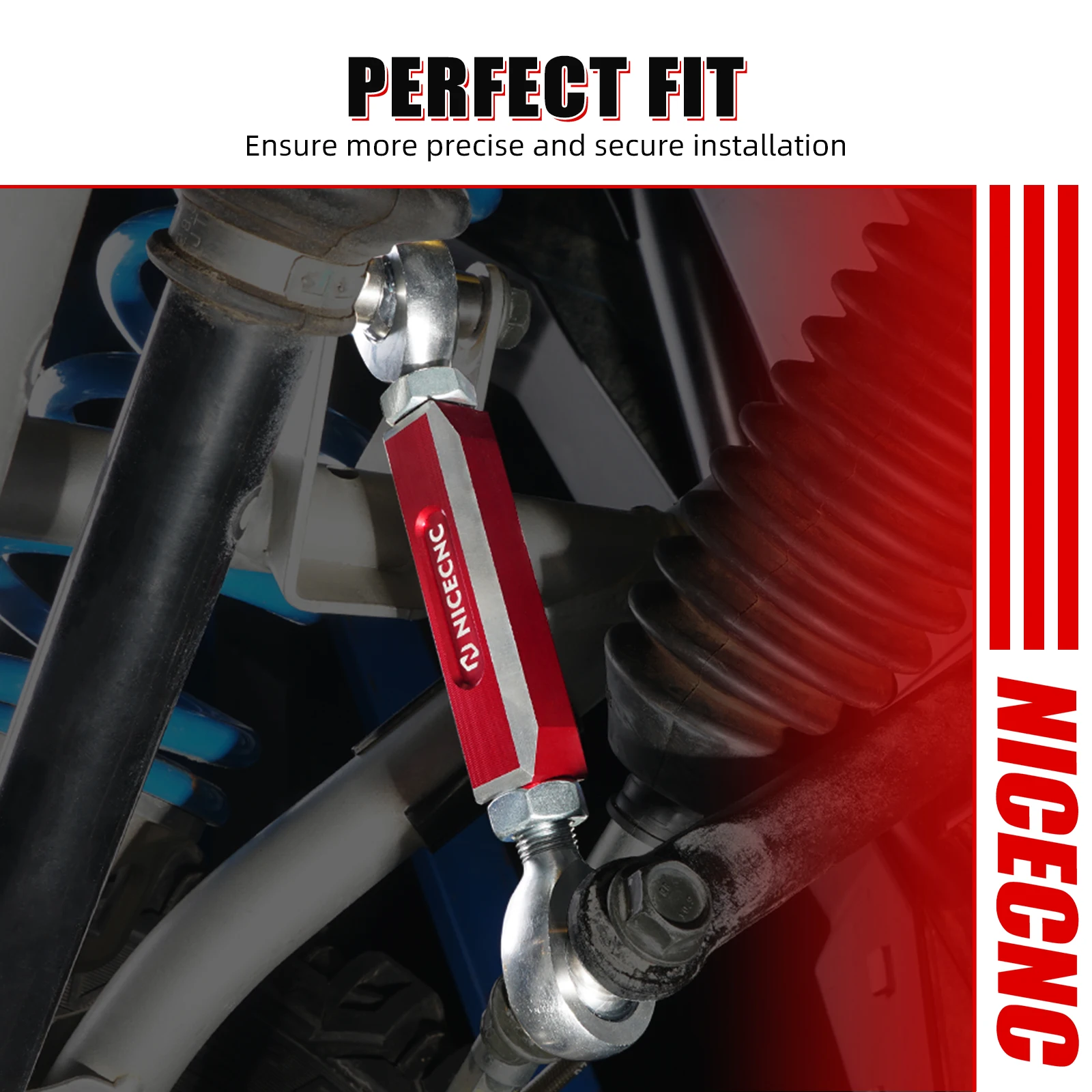 NICECNC For Polaris RZR XP 4 1000 TURBO 2017-2021 Front Sway Bar Link Kit For RZR XP 1000 2018-2023 RZR 900 GENERAL RANGER