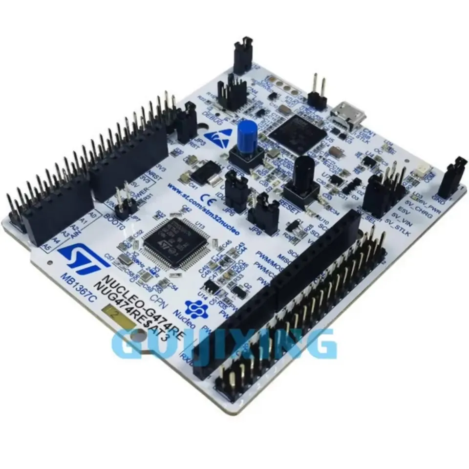 NUCLEO-G474RE STM32 Nucleo-64 development board with STM32G474RET6 MCU supports Arduino and ST morpho connectivity