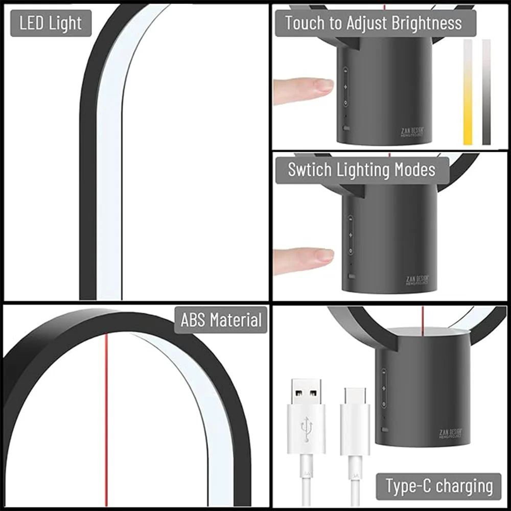 ユニークな磁気バランスランプ |   モダンなUSB LEDライト、家の装飾、オフィス、理想的なギフトに