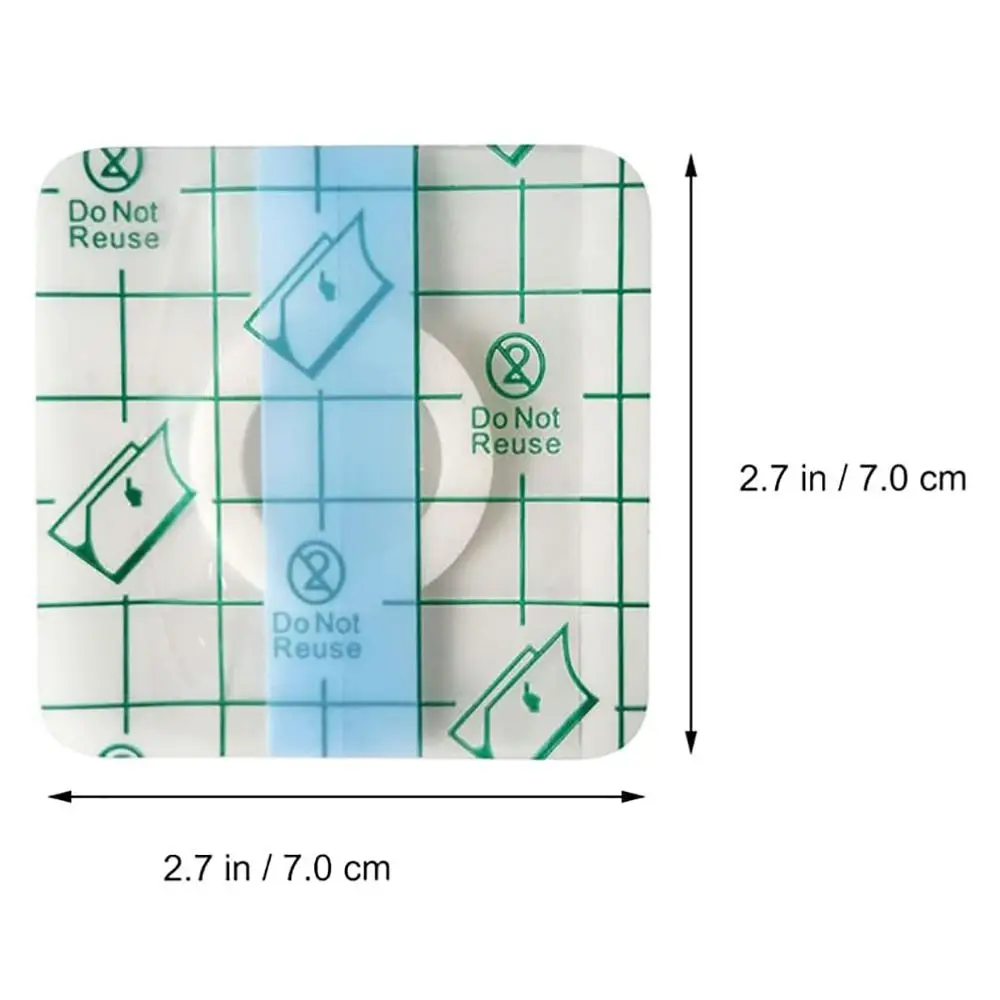 Accessori confezione di olio di ricino usa e getta Seepage resistente universale involucri di olio di ricino adesivi autoadesivi per ombelico