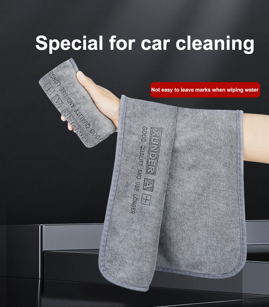 

Набор из 3 утолщенных полотенец для мойки автомобиля, высококачественные салфетки из микрофибры для сушки, инструменты для чистки кузова автомобиля, тряпки для уборки дома