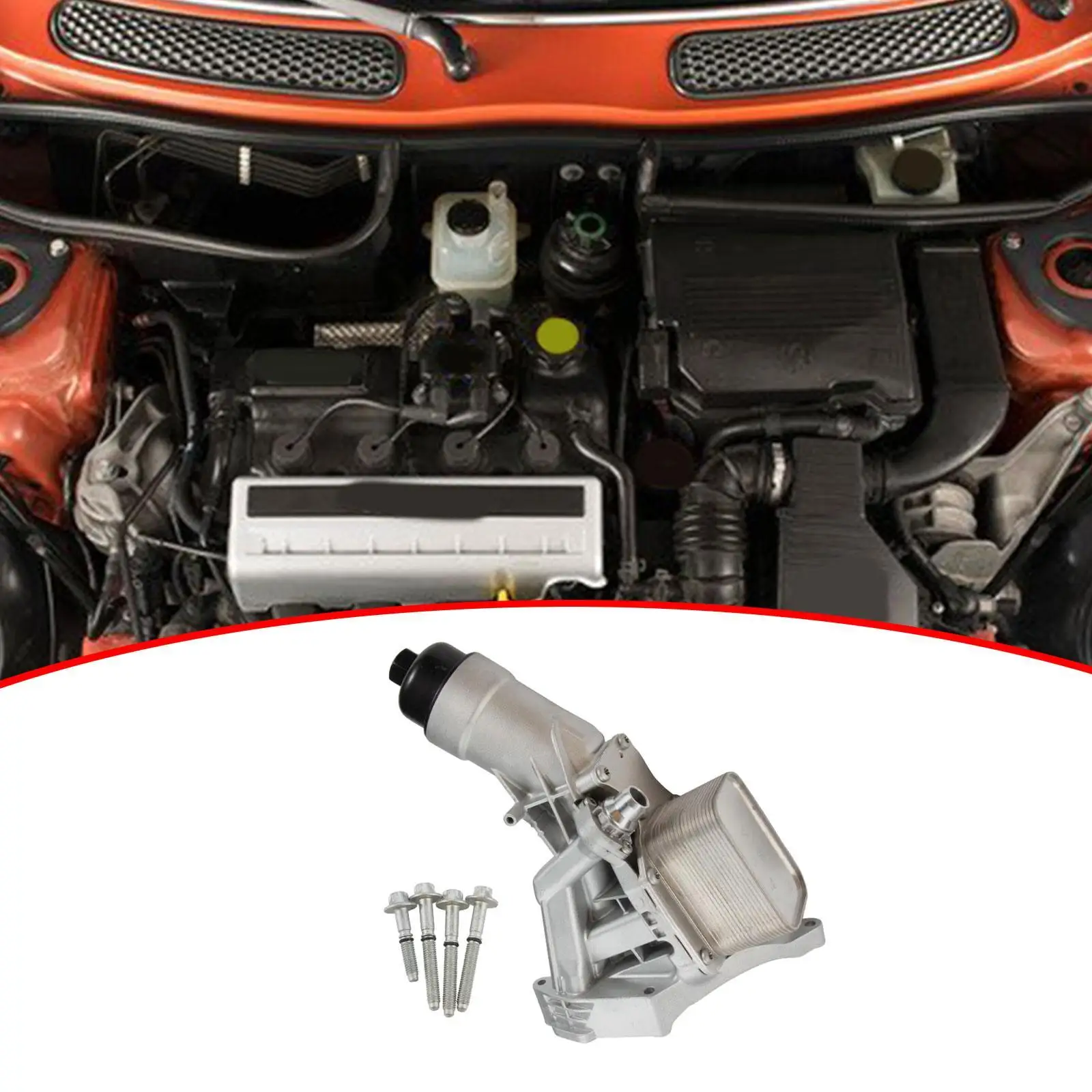 

Корпус масляного фильтра-охладителя, высокопроизводительный, металлический, прочный, практичный, 11428596283 для BMW 530E 330i 230i 530i