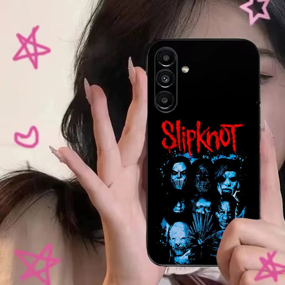 S-SlipknotS Rock Ban Phone Case For Samsung S24,S21,S22,S23,S30,Ultra,S20,Plus,Fe,Lite,Note,10,9,5G Black Soft Cover