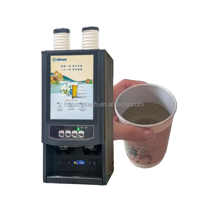 Water Dispenser Hot Cold Freestanding Fan Bubble Drinking Vending Coffee Machine Making Desktop Bag Tea Water Dispenser