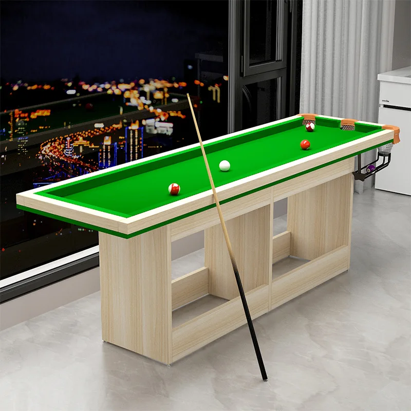 

Adult home billiards training to raise the table accurately