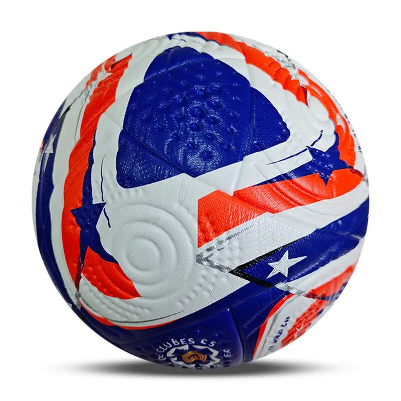 公式試合サッカーサイズ 5 耐久性のある PU レザーサッカー大人の屋外トレーニングシームレスサッカーボールサッカーゲームスポーツギフト