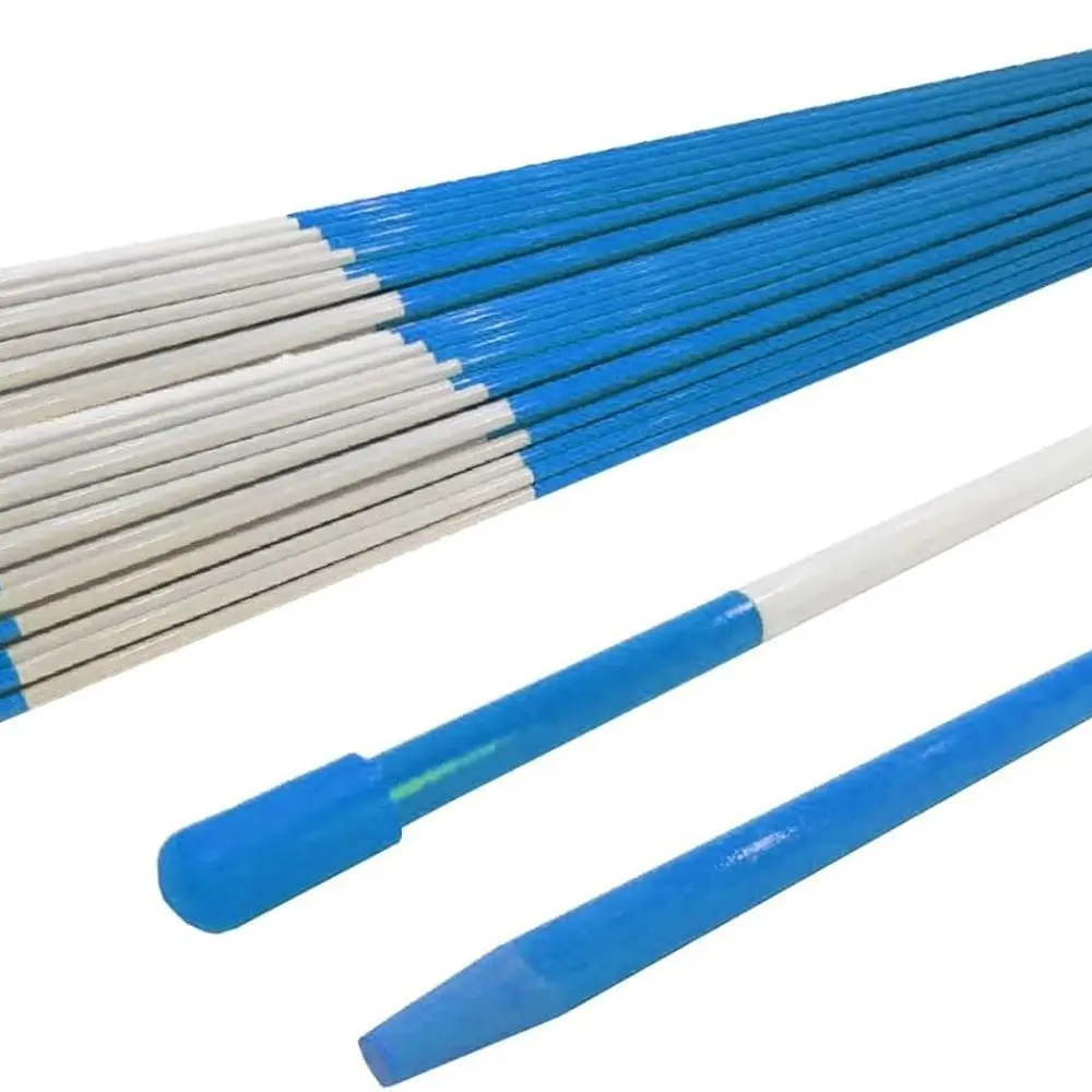 

Синие снежные колья на 500 шт. со светоотражающей лентой для маркировки подъездных дорожек, парковки, дорожек и тротуаров