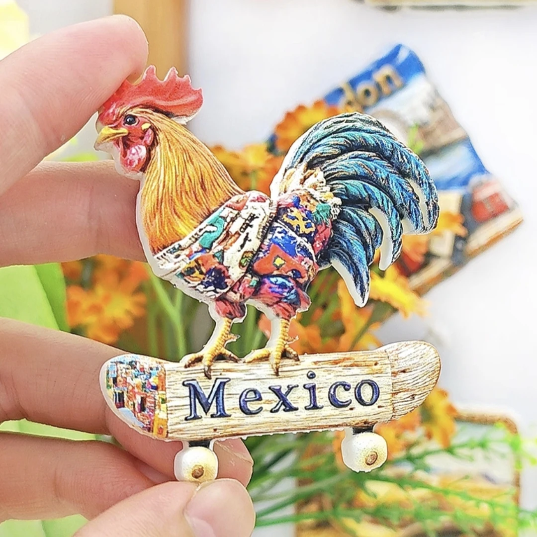 أمريكا الشمالية المكسيك ثلاثية الأبعاد مغناطيس الثلاجة السياحة تذكارية الثلاجة مجموعة ملصقات الثلاجة المغناطيسي