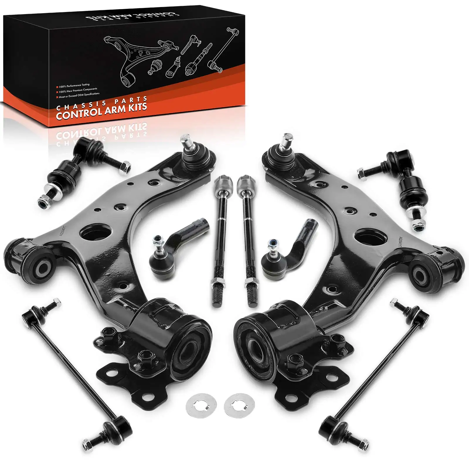 Frankberg 10-delige draagarmset vooras links rechts onder voor Mazda 3 BK 3 notchback 5 CR CW Bj 2003 B32H34350E