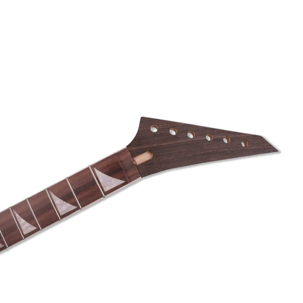 

1X Guitar Neck Maple Rosewood Fretboard 24 Fret 25.5 inch Lock nut Truss Rod Guitar Neck accessory New #US