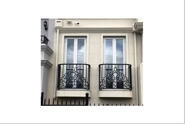 Factory Direct Sale Wrought Iron Balcony Balustrade Wrought Iron Balcony