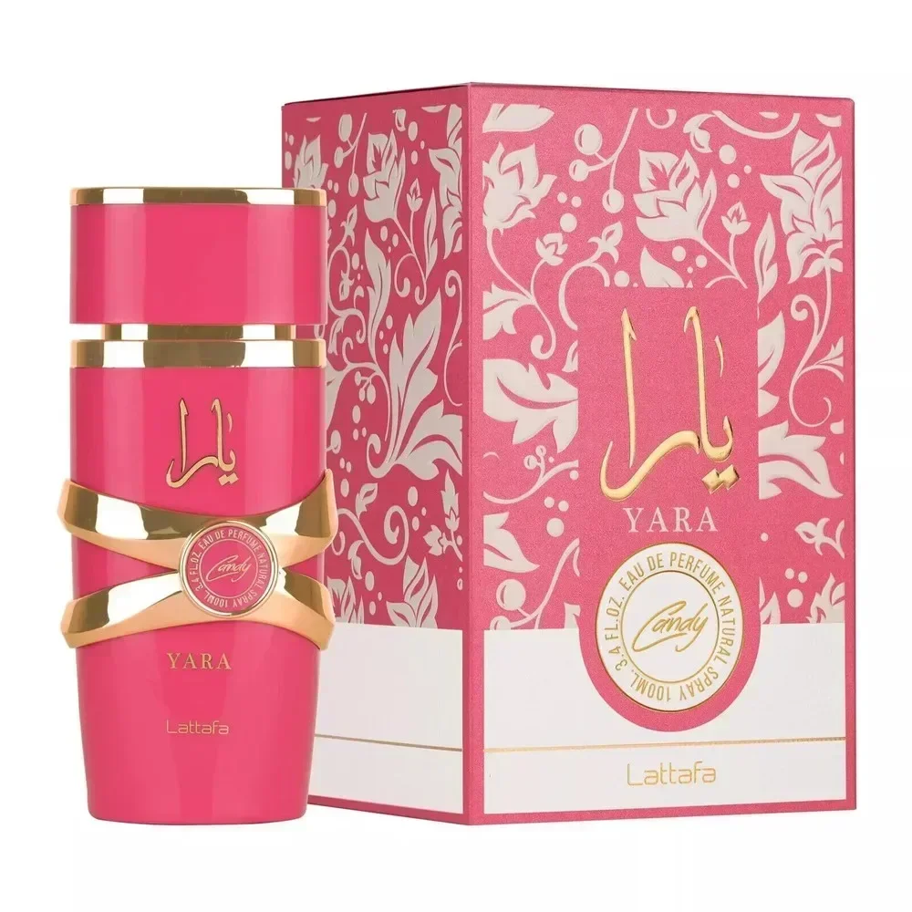 Lattafa Yara Candy Eau De Parfum EDP спрей для женщин 3,4 унции/100 мл Pink Yara, Yara Moi, Yara Tous, Yara Candy, Asad, Asad Zanzibar